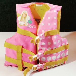 Barbie Child Swim Vest Weight 30-50 Lbs